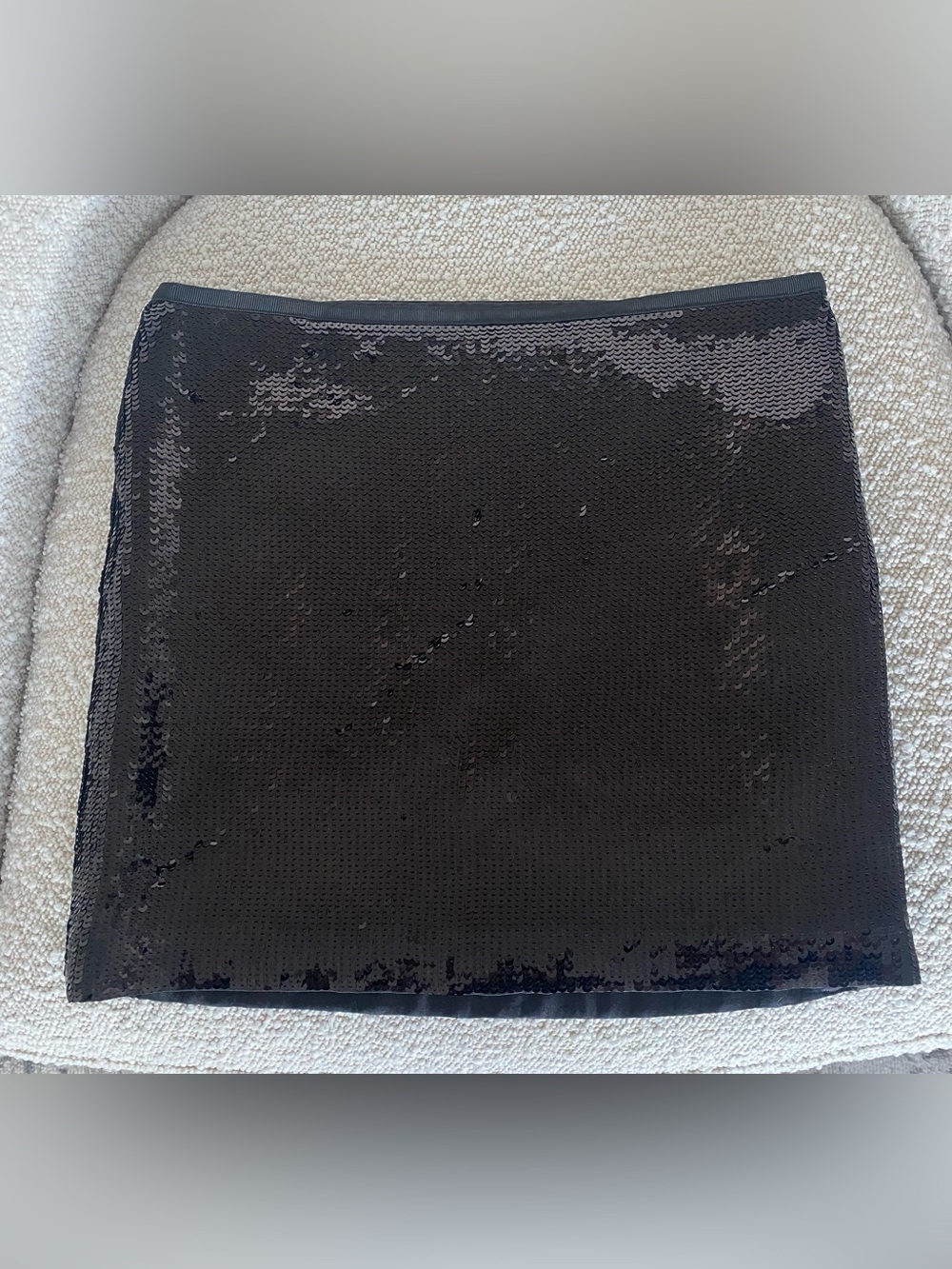 Theory Black Sequin Mini Skirt. Size 00/size xxs. Like new.